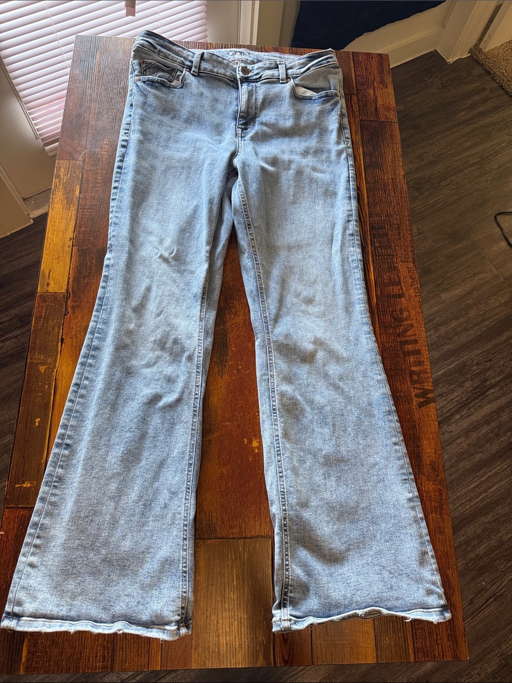Light Blue Women’s Boot Cut Jeans - Classic Boot Cut Denim